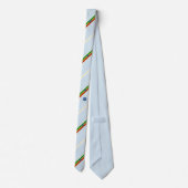 エチオピアのストライプな旗 ネクタイ (裏面)