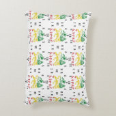 エチオピアのライオンの枕 アクセントクッション (裏面(縦))