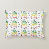 エチオピアのライオンの枕 アクセントクッション (裏面)