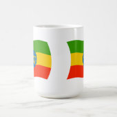 エチオピアの国旗マグカップ コーヒーマグカップ (中央)