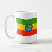 エチオピアの国旗マグカップ コーヒーマグカップ (左)