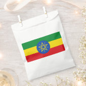 エチオピアの国旗 フェイバーバッグ (クリップ留めされた状態)