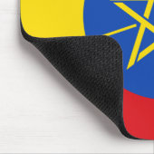 エチオピアの国民の世界の旗 マウスパッド (コーナー)