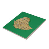 エチオピアの地図のタイル タイル (側面)