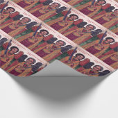 エチオピアの大天使ミハエルおよびガブリエルのクリスマス ラッピングペーパー (角)