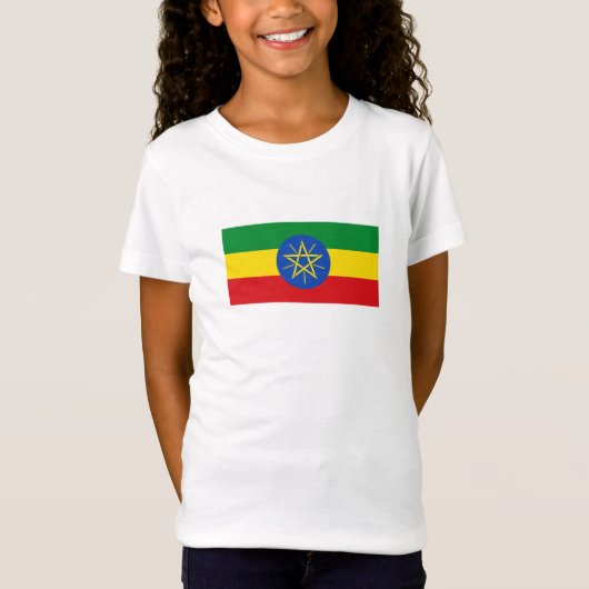 エチオピアの旗 Tシャツ (正面)