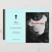 エチオピアの男の子の採用の発表 案内状 (正面/裏面)