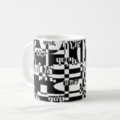 エチオピアの都市 コーヒーマグカップ (正面左)