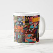 エチオピアの都市 ジャンボコーヒーマグカップ (正面右)