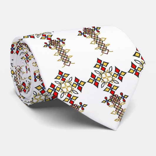 エチオピアの随時交差積み ネクタイ (ロール)