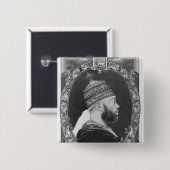 エチオピアの、Menelik II 缶バッジ (正面&裏面)