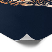 エチオピアウルフアフリカプリント |エチオピア・ウルフ・アニメーション ポスター (角)