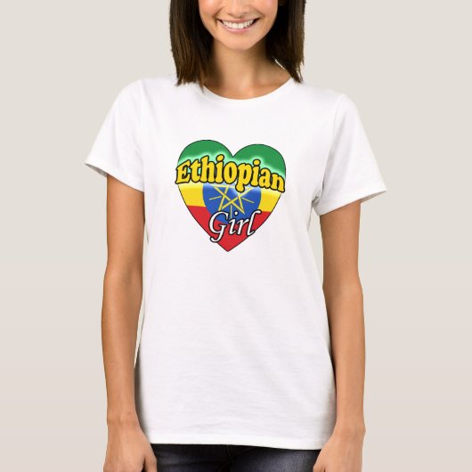 エチオピアガール Tシャツ (正面)
