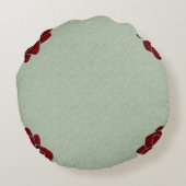 エチオピアクロスデザイン装飾用クッション ラウンドクッション (裏面)