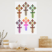 エチオピアクロスポスター ポスター (キッチン)