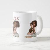 エチオピアコーヒーセレモニー|ブナモンコーヒーマグ ジャンボコーヒーマグカップ (正面右)