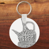 エチオピアコーヒーポットジェベネナ キーホルダー (正面)