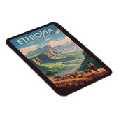 エチオピアシェパードヘルドトラベルアートヴィンテージ マグネット (右側)