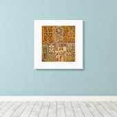 エチオピアタリスマンアート キャンバスプリント (インサイチュ (ウッドフロア))