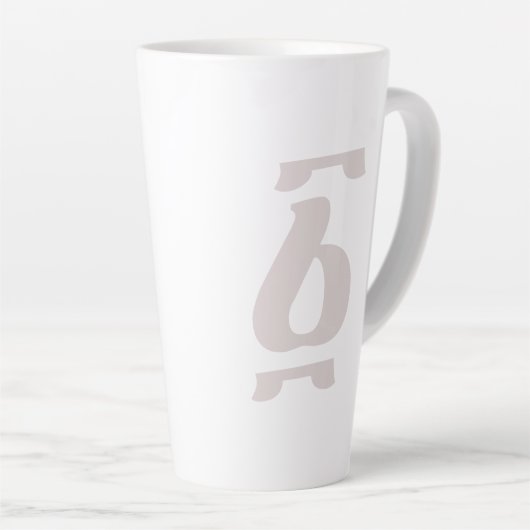 エチオピアナンバーワンアハズゲス カフェラテマグ (右アングル)