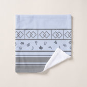 エチオピアパターン バスタオルセット (ウォッシュタオル)