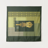 エチオピアプロセッショナル十字 タペストリー (正面(横))