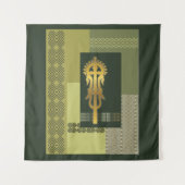 エチオピアプロセッショナル十字 タペストリー (正面)