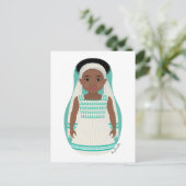 エチオピアマトリヨスカハガキ ポストカード (スタンド正面)