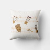 エチオピアミュージック楽器Tシャツ クッション (裏面)