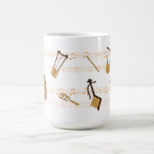 エチオピアミュージック楽器Tシャツ コーヒーマグカップ (中央)
