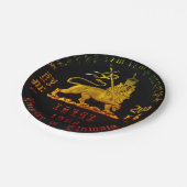 エチオピアライオンオブユダ紙プレート ペーパープレート (アングル)