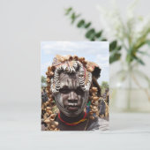 エチオピア人女性 ポストカード (スタンド正面)