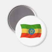 エチオピア国旗の磁石 マグネット (正面/裏面)