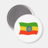 エチオピア国旗の磁石 マグネット (正面/裏面)