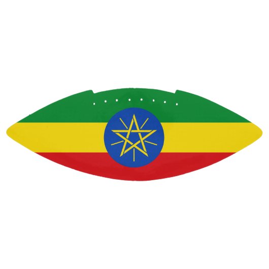 エチオピア国旗を持つ愛国的なアメリカンフットボール アメリカンフットボール (パネル)