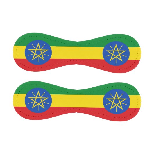 エチオピア国旗を掲げた愛国的野球 野球ボール (パネル)