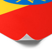 エチオピア国旗エチオピアカントリーホームプライドアフリカ ポスター (角)