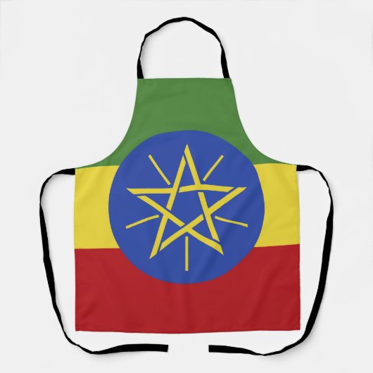 エチオピア国旗 エプロン (正面)