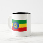 エチオピア国旗 ツートーンマグカップ (正面左)