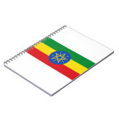 エチオピア国旗 ノートブック (左側)