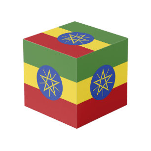エチオピア国旗 フォトキューブ