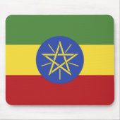 エチオピア国旗 マウスパッド (正面)