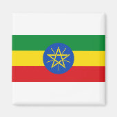 エチオピア国旗 マグネット (正面)