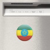 エチオピア国旗 マグネット (インサイチュ (食洗機))