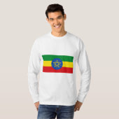 エチオピア国旗 Tシャツ (正面フル)
