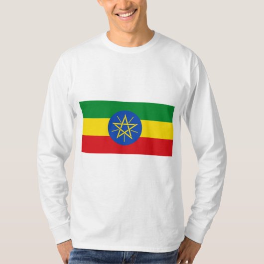 エチオピア国旗 Tシャツ (正面)