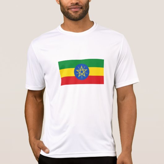 エチオピア国旗 Tシャツ (正面)