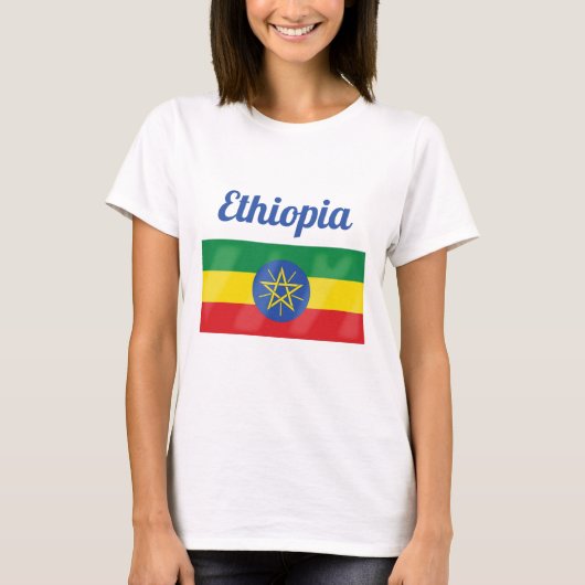 エチオピア国旗 Tシャツ (正面)