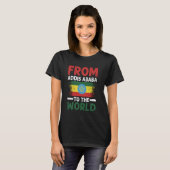 エチオピア国旗 Tシャツ (正面フル)