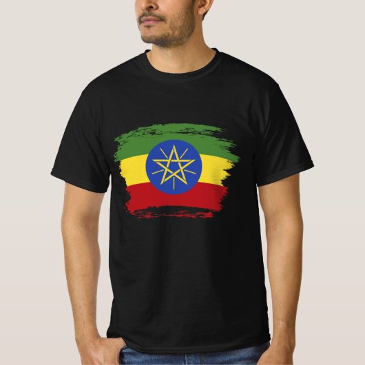 エチオピア国旗 Tシャツ (正面)